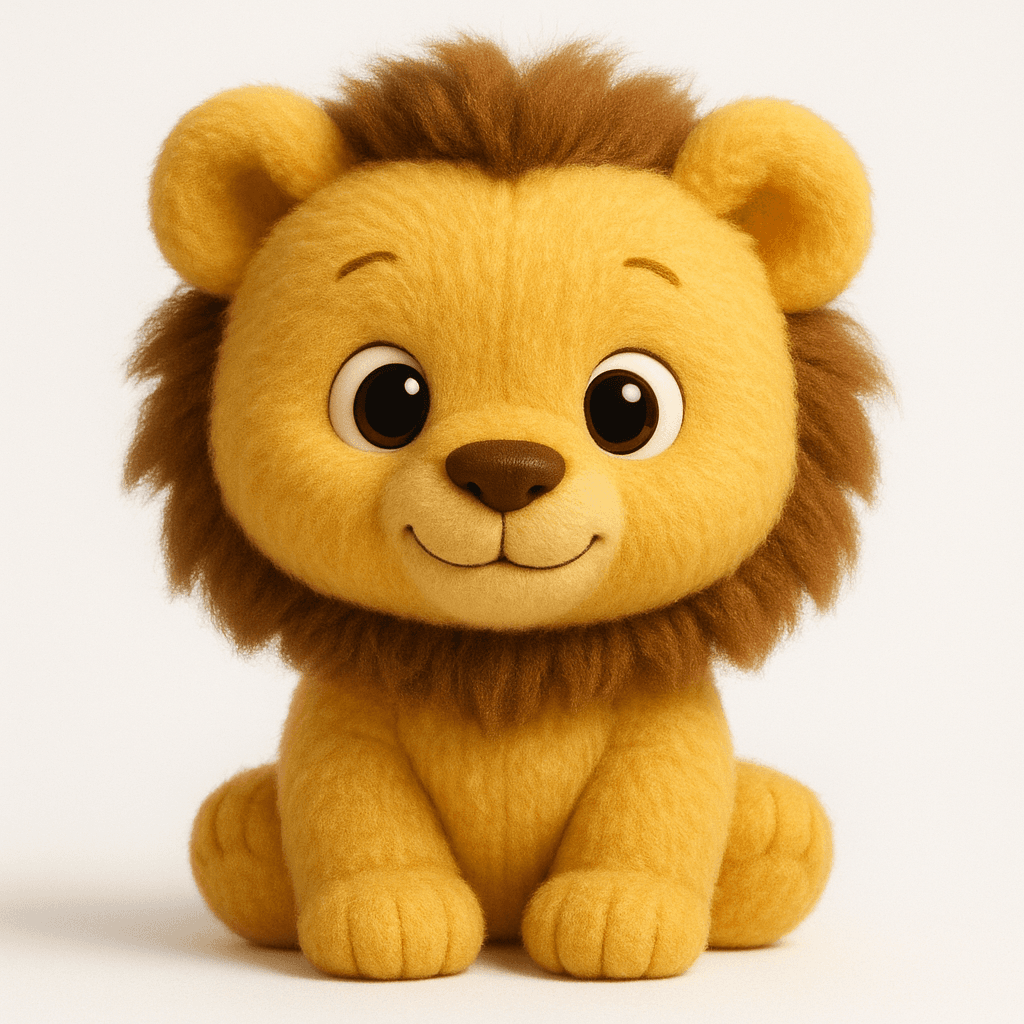Lion AI puppet character