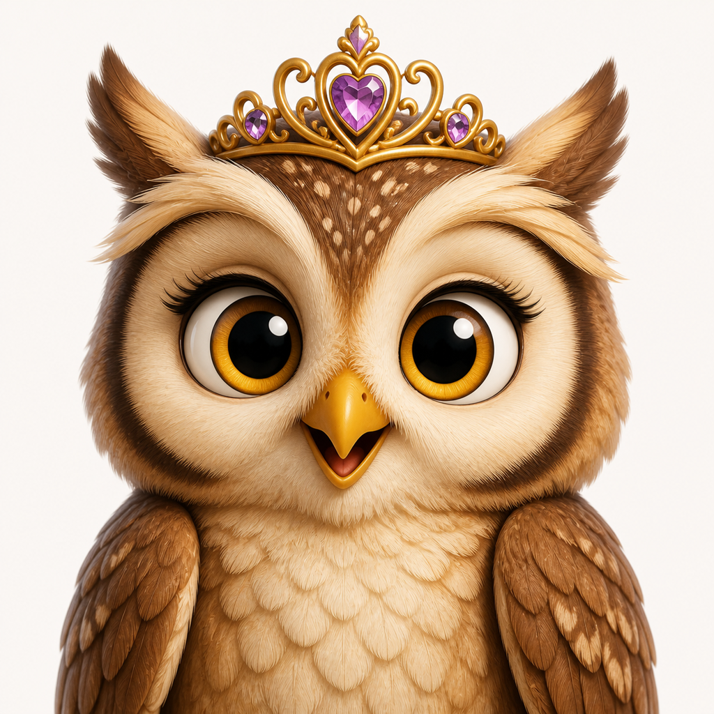 Princess Owl puppet character
